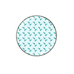 Blue Parrot Pattern Hat Clip Ball Marker