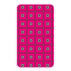 Pink Pattern Squares Memory Card Reader (rectangular) by HermanTelo