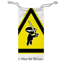 Ninja Signs Symbols Sword Fighter Jewelry Bag