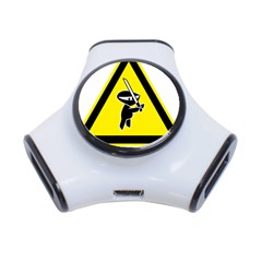 Ninja Signs Symbols Sword Fighter 3-port Usb Hub by Sudhe