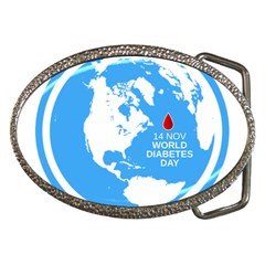 The World Day Of Struggle Against Diabet Belt Buckles