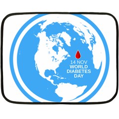 The World Day Of Struggle Against Diabet Fleece Blanket (mini)