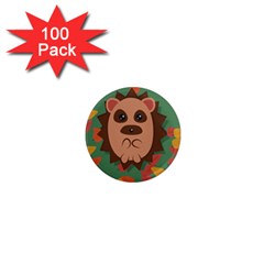 Hedgehog Animal Cute Cartoon 1  Mini Magnets (100 Pack) 