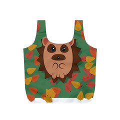 Hedgehog Animal Cute Cartoon Full Print Recycle Bag (s) by Sudhe