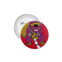 Ninja Beaver Animal Humor Joke 1 75  Buttons