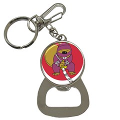 Ninja Beaver Animal Humor Joke Bottle Opener Key Chain