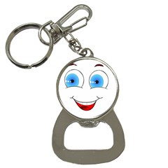 Smiley Face Laugh Comic Funny Bottle Opener Key Chain