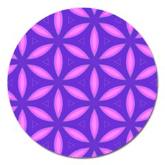 Purple Magnet 5  (round) by HermanTelo