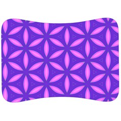 Purple Velour Seat Head Rest Cushion by HermanTelo