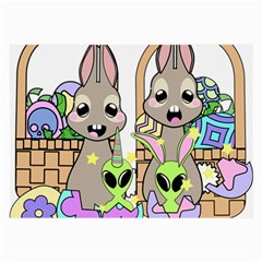 Graphic Kawaii Bunnies Large Glasses Cloth (2 Sides)