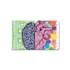 Brain Heart Balance Emotion Magnet (name Card)