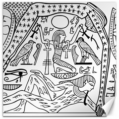 Egyptian Hieroglyphics History Seb Canvas 16  X 16 