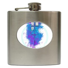 Tattoo Tardis Seventh Doctor Doctor Hip Flask (6 Oz)