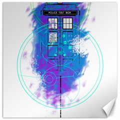 Tattoo Tardis Seventh Doctor Doctor Canvas 12  X 12 