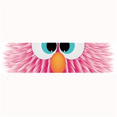 Bird Fluffy Animal Cute Feather Pink Large Bar Mats by Sudhe