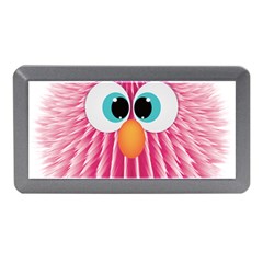 Bird Fluffy Animal Cute Feather Pink Memory Card Reader (mini) by Sudhe