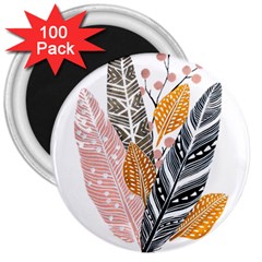 Feather Feathers 3  Magnets (100 Pack)