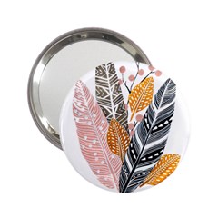 Feather Feathers 2 25  Handbag Mirrors