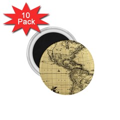 Map Vintage Old Ancient Antique 1 75  Magnets (10 Pack) 