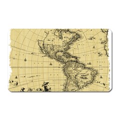 Map Vintage Old Ancient Antique Magnet (rectangular)