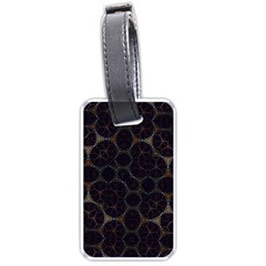 Abstract Animated Ornament Background Fractal Art Luggage Tag (one Side) by Wegoenart