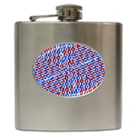 Art Unique Design Kaleidoscope Hip Flask (6 oz) Front