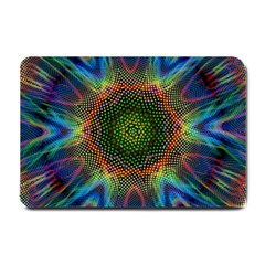 Kaleidoscope Art Unique Design Small Doormat  by Wegoenart