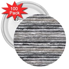 Striped Grunge Print Design 3  Buttons (100 pack) 