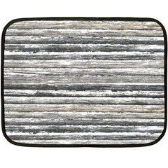 Striped Grunge Print Design Fleece Blanket (mini) by dflcprintsclothing