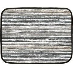 Striped Grunge Print Design Double Sided Fleece Blanket (Mini) 