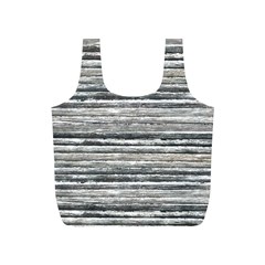 Striped Grunge Print Design Full Print Recycle Bag (s) by dflcprintsclothing