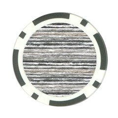 Striped Grunge Print Design Poker Chip Card Guard by dflcprintsclothing
