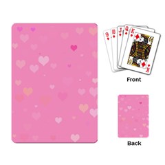 Pinkhearts Playing Cards Single Design (rectangle)