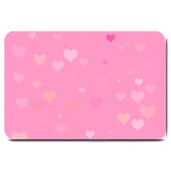 Pinkhearts Large Doormat 