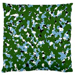 Greencamo1 Large Cushion Case (one Side)