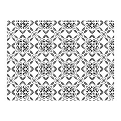 Black And White Patterned Backgroun Double Sided Flano Blanket (mini)  by designsbyamerianna