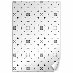 Bw Pattern Iii Canvas 20  X 30  by designsbyamerianna