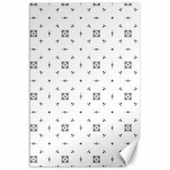 Bw Pattern Iii Canvas 24  X 36  by designsbyamerianna