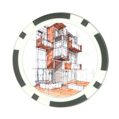 Rag Flats Onion Flats Llc Architecture Drawing Graffiti Architecture Poker Chip Card Guard