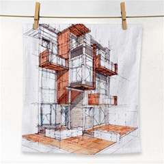 Rag Flats Onion Flats Llc Architecture Drawing Graffiti Architecture Face Towel