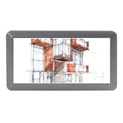 Rag Flats Onion Flats Llc Architecture Drawing Graffiti Architecture Memory Card Reader (Mini)