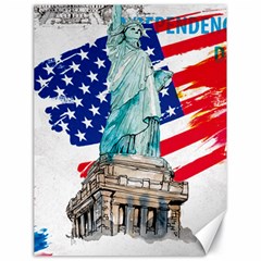 Statue Of Liberty Independence Day Poster Art Canvas 18  x 24 