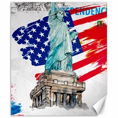 Statue Of Liberty Independence Day Poster Art Canvas 20  x 24 