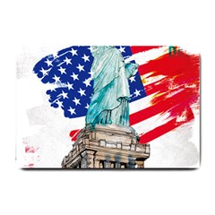 Statue Of Liberty Independence Day Poster Art Small Doormat 