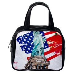 Statue Of Liberty Independence Day Poster Art Classic Handbag (One Side)