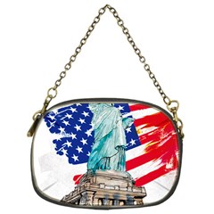 Statue Of Liberty Independence Day Poster Art Chain Purse (One Side)