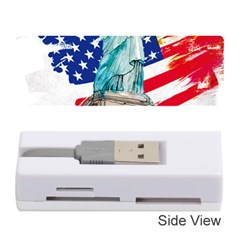 Statue Of Liberty Independence Day Poster Art Memory Card Reader (Stick)