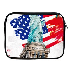 Statue Of Liberty Independence Day Poster Art Apple iPad 2/3/4 Zipper Cases