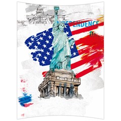 Statue Of Liberty Independence Day Poster Art Back Support Cushion