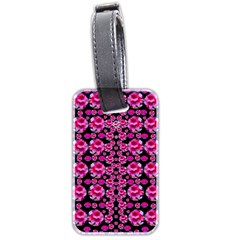 Floral To Be Happy Of In Soul And Mind Decorative Luggage Tag (two Sides)